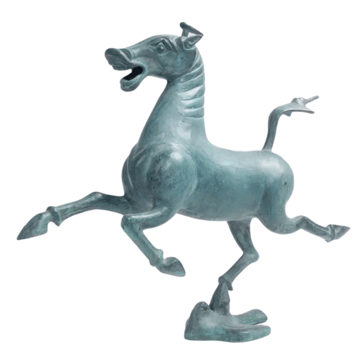 Horse Stepping on a Swallow Bronze Sculpture Statue|Chinese Bronze ...